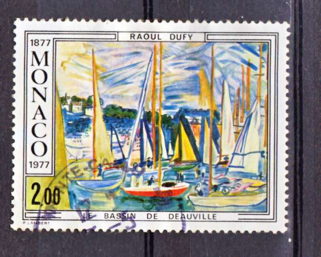 MONACO 1097 tableau dufy oblitéré used cote 4