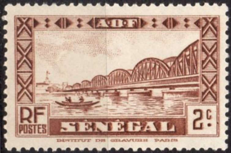 E656N - Y&T n° 115 - neuf sans charnière - Pont Faidherbe - 1914/17 - Sénégal