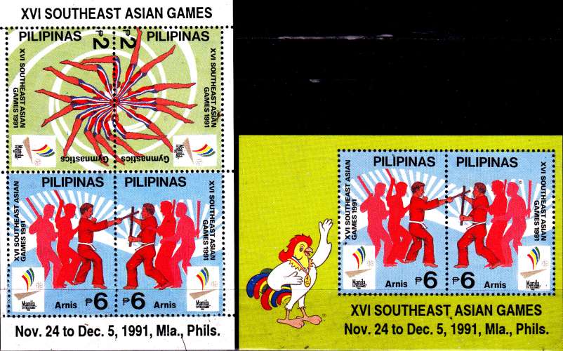 Philippines Bf 34 / 35 16e jeux sportifs du Sud-Est asiatique à Manille