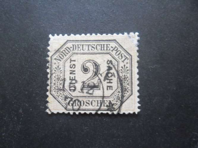 CONFEDERATION DE L'ALLEMAGNE DU NORD service N°5 oblitéré cote 4,50€