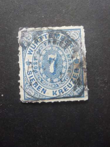 WURTEMBERG N°39 oblitéré cote 25€ 