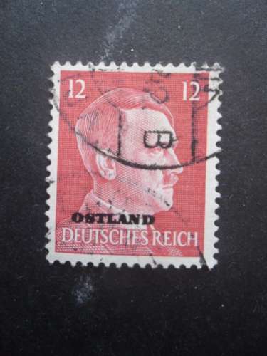 RUSSIE occupation allemande N°28 oblitéré