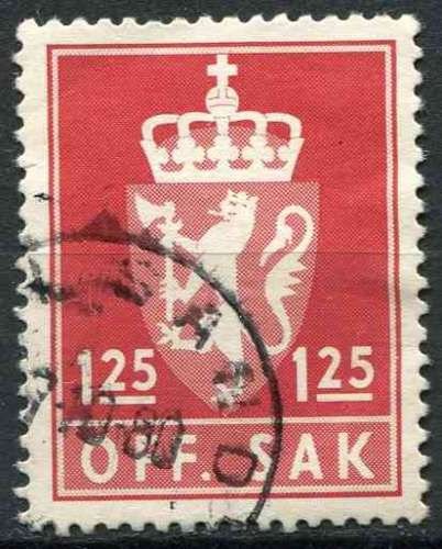 NORVEGE 1977 OBLITERE SERVICE N° 103