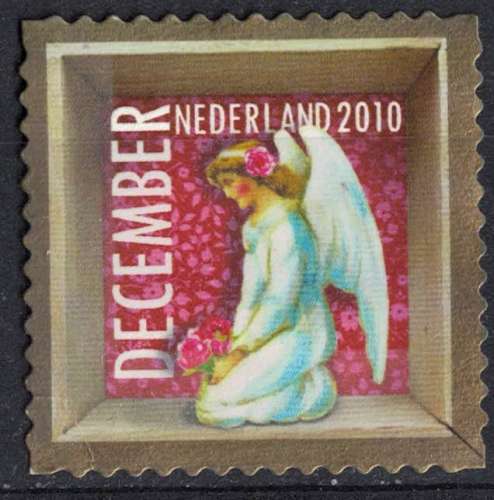 Pays Bas 2010 sans gomme Used Timbre de Noël Décembre Ange Angel SU