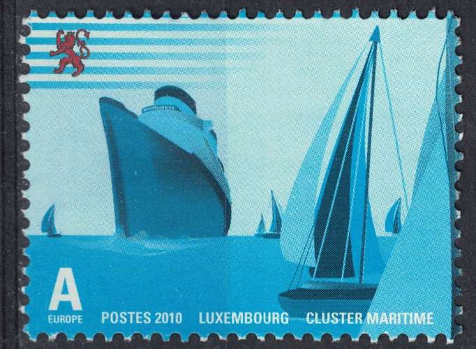 Luxembourg 2010 sans gomme Used Cluster Maritime