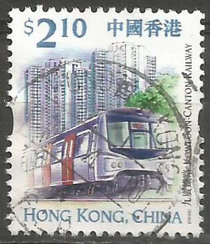 Hong-Kong - 1999 - Y&T n° 917 - Obli. - Chemin de fer Kowloon-Canton - Edifices et sites