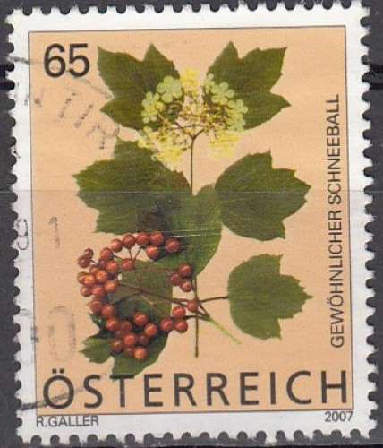 Österreich 2007 Michel 2680 O Cote (2009) 1.30 Euro Viorne obier Cachet rond 