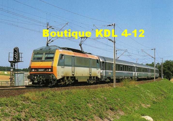 RU 0794 - Train - loco  BB 26167 vers ECHEVANNES - Côte d'Or - SNCF