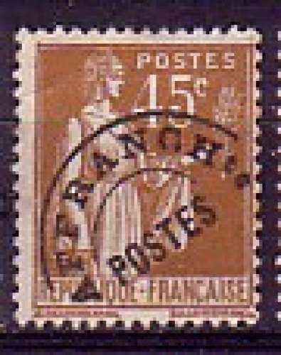 France 1933  Y&T  préoblitéré  71  sans gomme