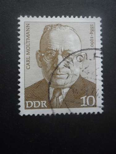 DDR N°1650 Carl Moltmann oblitéré 