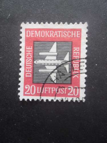 DDR poste aérienne N°2 oblitéré