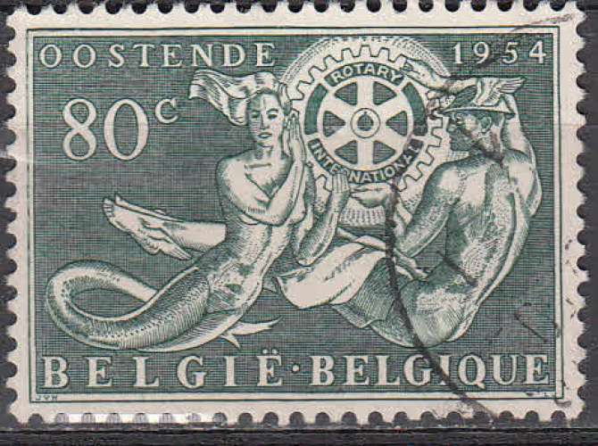 Belgique 1954  Y&T  953  oblitéré