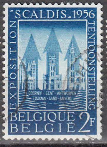 Belgique 1956  Y&T  990  oblitéré