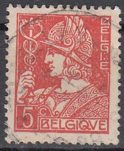 Belgique 1932 COB 336 O Cote (2016) 0.15 Euro Mercure dieu du commerce Cachet rond