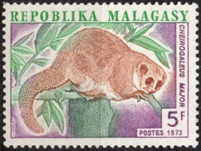 1856N - Y&T n° 536 - neuf sans charnière - Grand chirogale - 1973 - Madagascar