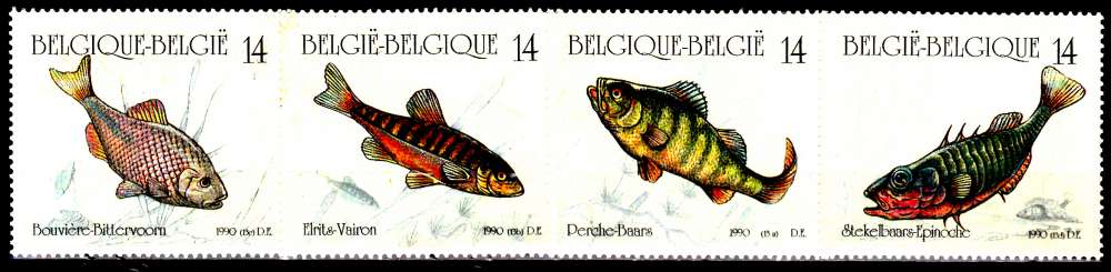 Belgique 2383 / 86 Poissons d´eau douce