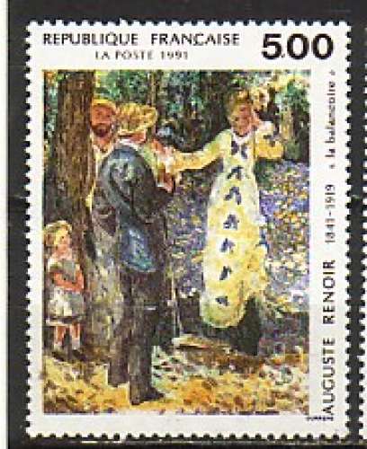 France 1991  Y&T  2692  N**  peinture  oeuvre de Renoir 