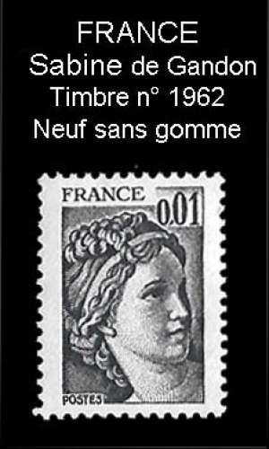 France - Y&T n° 1962 neuf sans gomme - Sabine de gandon - année 1977 - 78