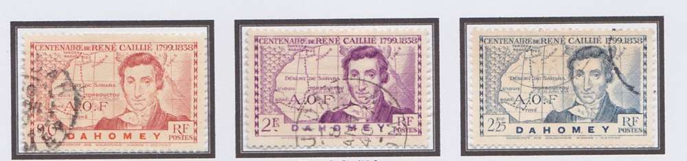 DAHOMEY n° 110-111-112 oblitérés °