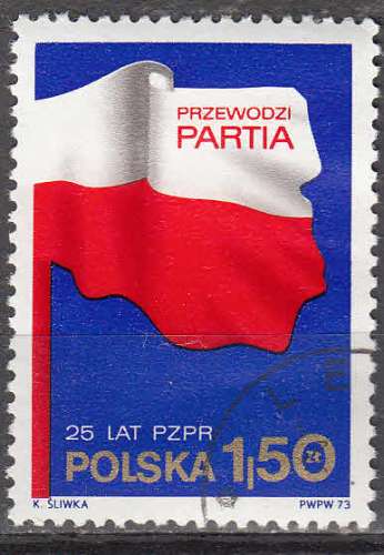 Pologne 1973  Y&T  2129  oblitéré