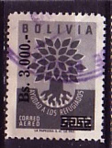 Bolivie 1860  Y&T  PA 217  oblitéré