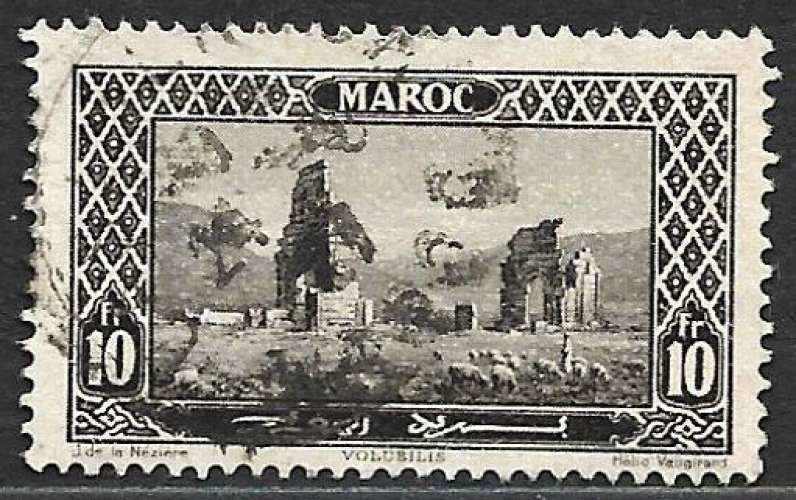 Maroc 1923-27 Y&T 123 oblitéré - Ruines de Volubilis