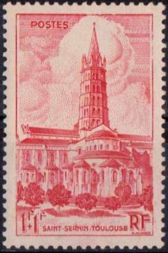 France 1947 Cathédrale Saint-Sernin de Toulouse Y&T 772 **