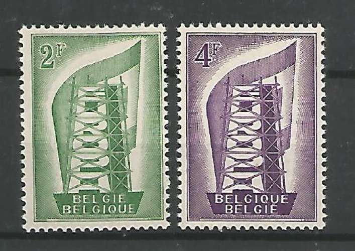 Belgique - 1956 - Europa  - Tp n° 994 / 5 - Neuf **