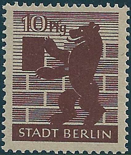 Allemagne - 1945 - Y&T 4** - MNH - zone soviètique - émission de Berlin