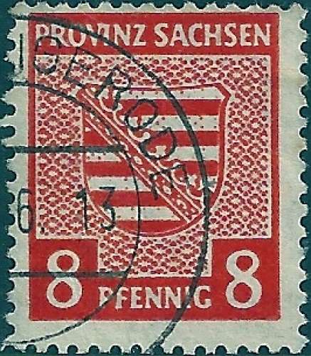 Allemagne - 1945 - Y&T 12 (o) - Cancelled - zone sovietique - emission de Sachsen