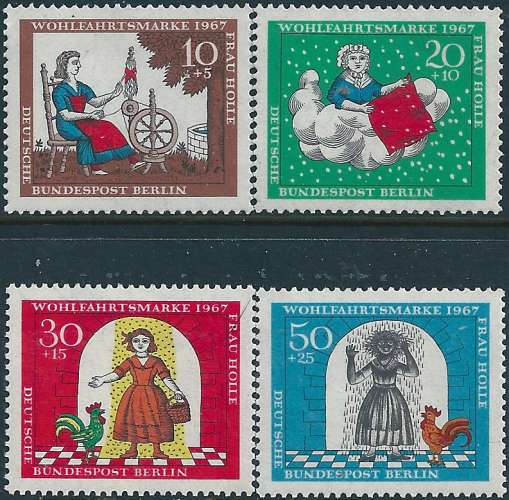 Allemagne - Berlin - 1967 - Y&T 285 à 288** - MNH - 