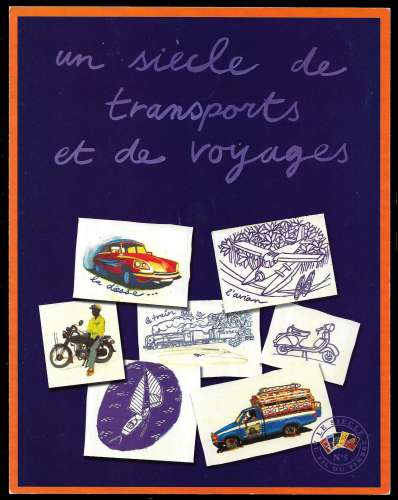 France 2002 - Bloc feuillet n° 47 ** Le siècle au fil du timbre - Transports - avec protège bloc 
