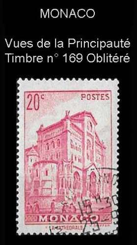 Monaco - Y&T 169 (o) - Vues sur la Principauté de Monaco - année 1939- 41