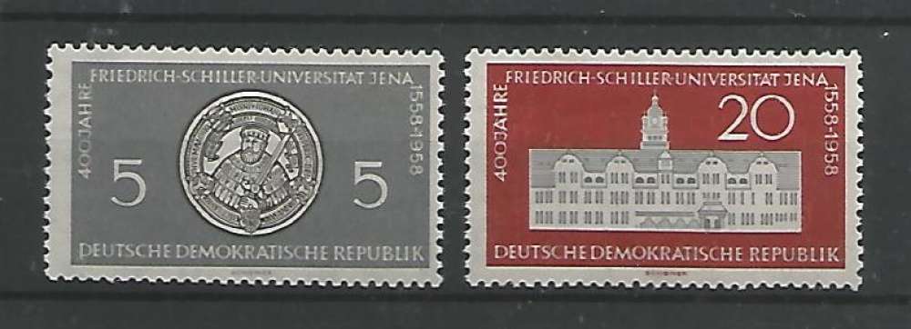 DDR - 1958 - Université d'Iena - Tp n° 367 / 8 - Neuf **