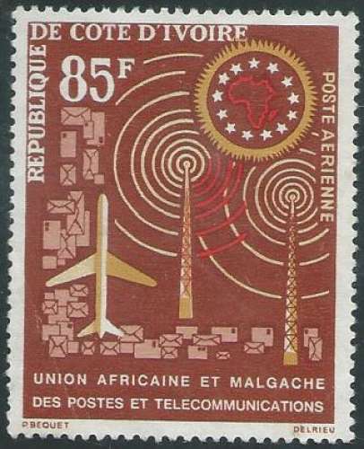 Côte d'Ivoire - Poste Aérienne - Y&T 0029 (o) 