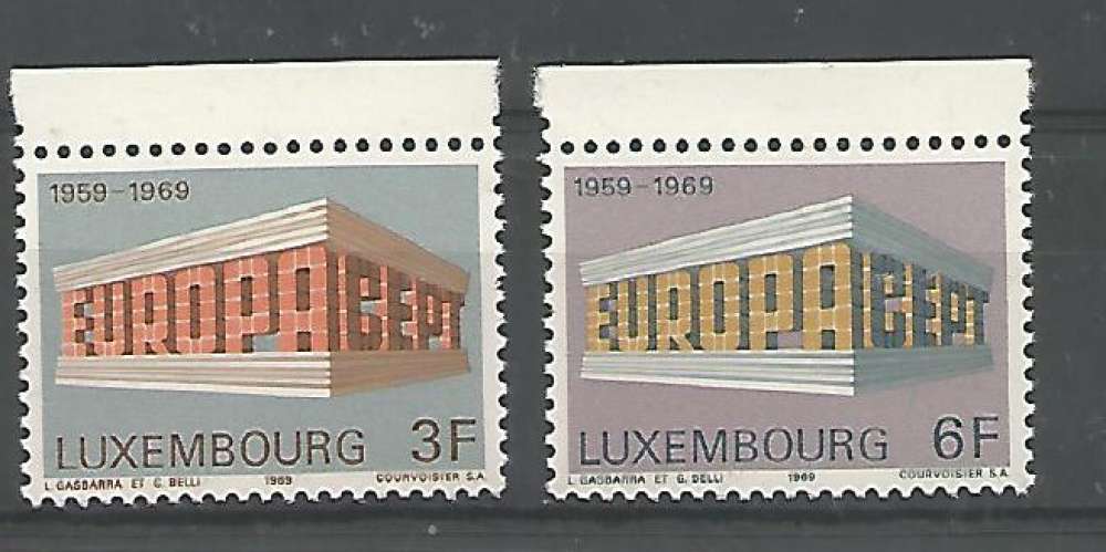 Luxembourg - 1969 - EUROPA - Tp n° 738 / 9 - Neuf **