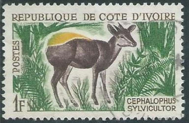 Côte d'Ivoire - Y&T 0211 (o) - Cervidés -