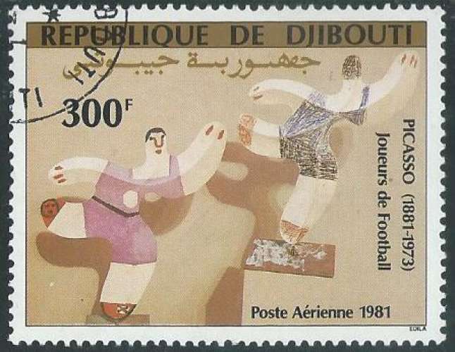 Djibouti - Poste Aérienne - Y&T 0153 (o) - Picasso -