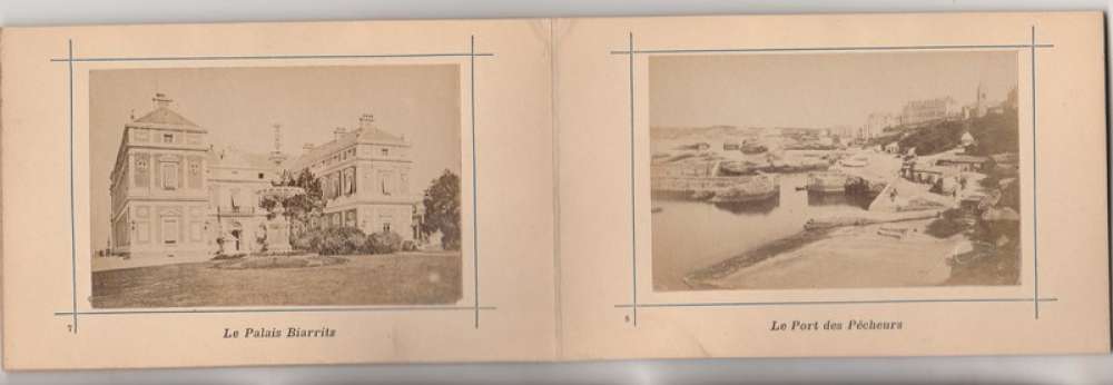 64 Biarritz petit livret de 10 photos ( véritables )