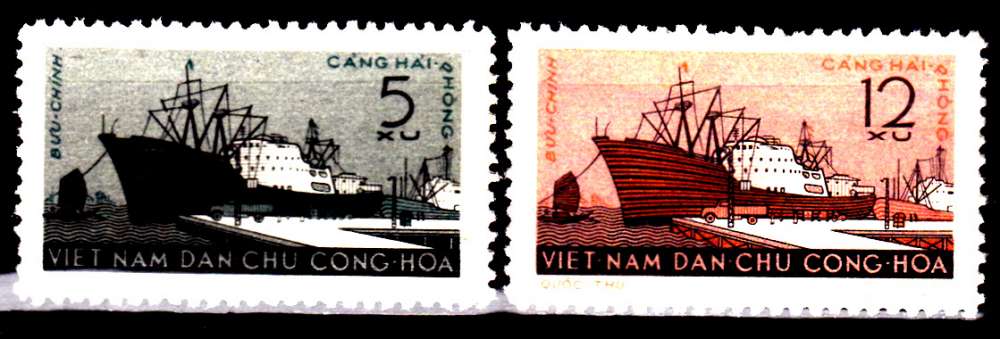 Viêt Nam du Nord 245 / 46 Port de Haïphong