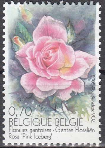  Belgique 2005 COB 3384 Neuf ** Cote (2016) 1.50 Euro Rose Pink Iceberg