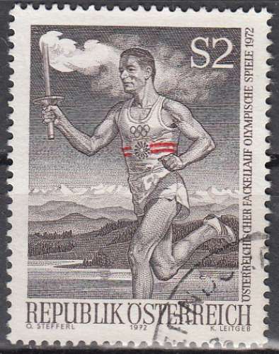 Österreich 1972 Michel 1392 O Cote (2009) 0.20 Euro Jeux Olympiques de Munich Cachet rond