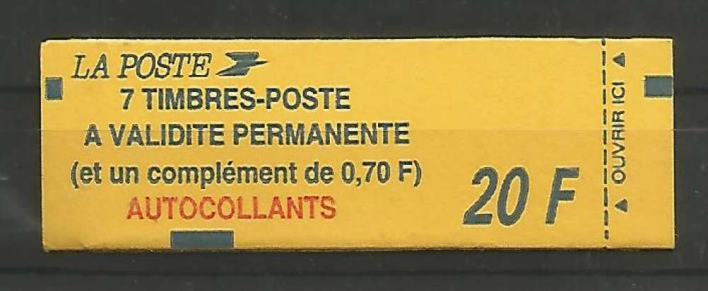 France - Carnet timbres autocollalnts - C 1504 - Neuf **