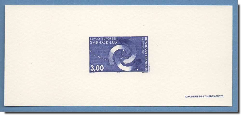 Gravure N° 3112 Espace Européen 1997 