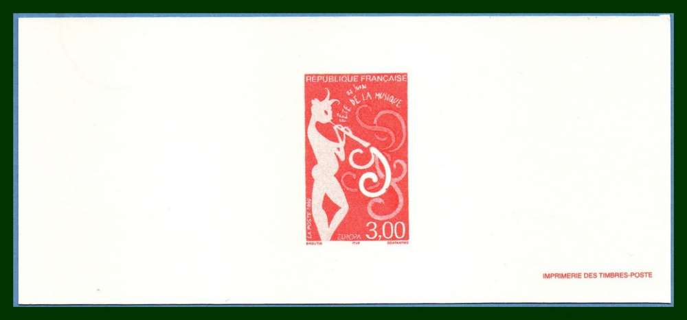 Gravure N° 3166 Europa 1998 Fête de la Musique