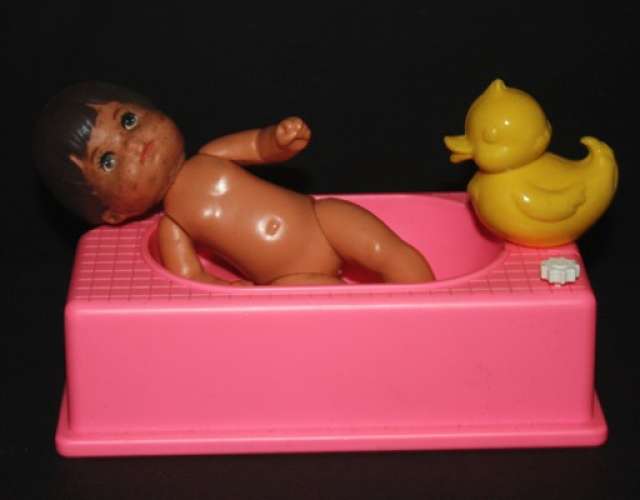 1995 Baignoirte Barbie avec canard Mattel Inc China + cadeau : baigneur 1976 Mattel Inc Indonesia