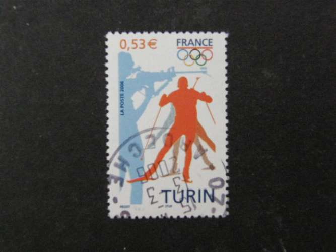 Y.T. 3876 - Oblitéré avec cachet rond daté d'époque