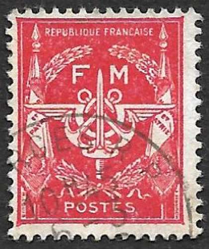 France Franchise Militaire 1946-58 Y&T N° 12 oblitéré