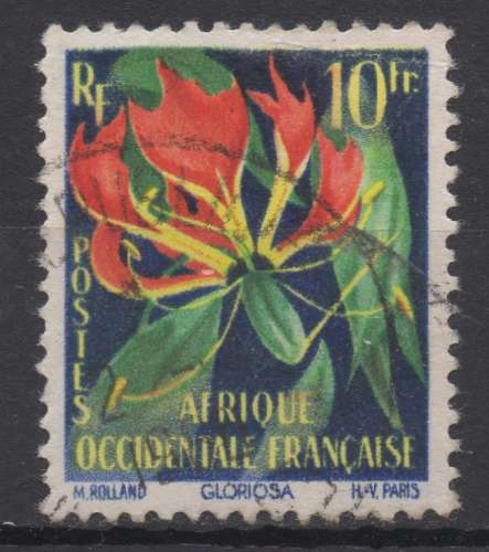AOF 1958 - Y & T : 068 - Fleur