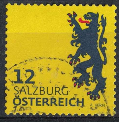 Autriche 2018 Oblitéré Used Armoiries Salzburg Coat of Armes Blason de Salzbourg SU